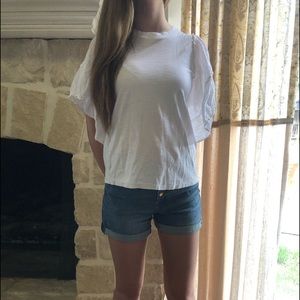 Teen white designer blouse